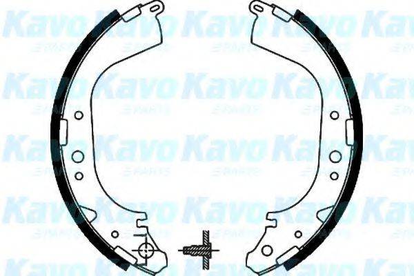 KAVO PARTS BS9909 Комплект тормозных колодок