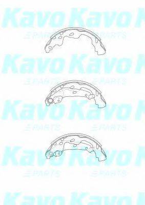 KAVO PARTS BS9933 Комплект тормозных колодок