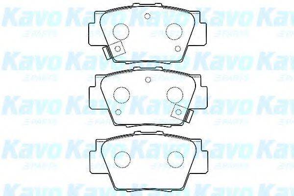 KAVO PARTS BP2040 Комплект тормозных колодок, дисковый тормоз