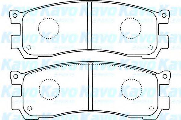 KAVO PARTS BP4571 Комплект тормозных колодок, дисковый тормоз