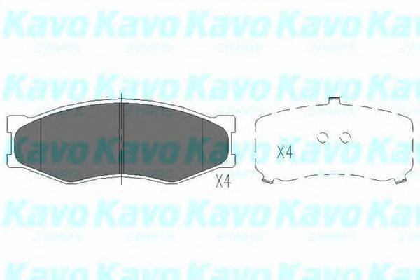 KAVO PARTS KBP6523 Комплект тормозных колодок, дисковый тормоз
