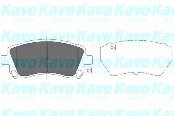 KAVO PARTS KBP8001 Комплект тормозных колодок, дисковый тормоз