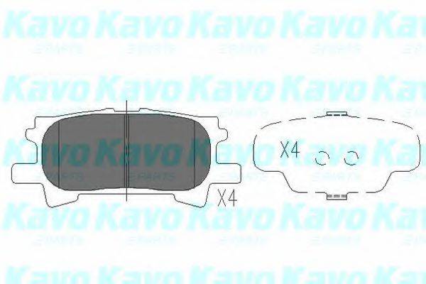KAVO PARTS KBP9078 Комплект тормозных колодок, дисковый тормоз