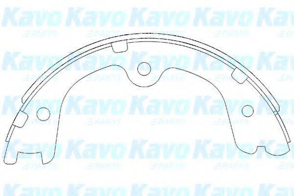 KAVO PARTS KBS7404 Комплект тормозных колодок