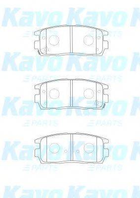 KAVO PARTS BP1013 Комплект тормозных колодок, дисковый тормоз