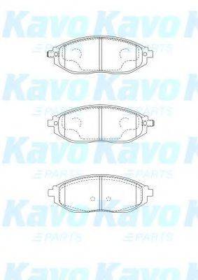KAVO PARTS BP1016 Комплект тормозных колодок, дисковый тормоз