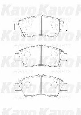 KAVO PARTS BP2058 Комплект тормозных колодок, дисковый тормоз