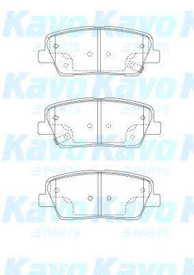 KAVO PARTS BP3039 Комплект тормозных колодок, дисковый тормоз