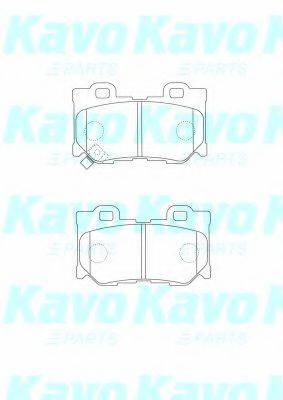 KAVO PARTS BP6607 Комплект тормозных колодок, дисковый тормоз