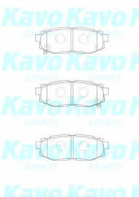 KAVO PARTS BP8023 Комплект тормозных колодок, дисковый тормоз