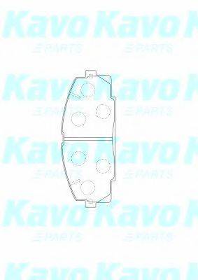 KAVO PARTS BP9135 Комплект тормозных колодок, дисковый тормоз