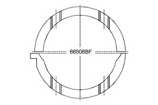 GLYCO A2082STD Дистанционная шайба, коленчатый вал