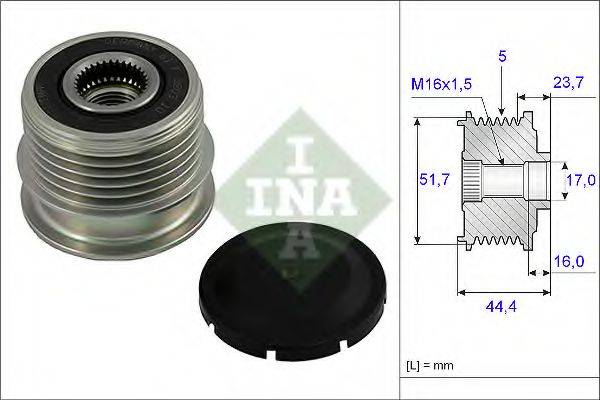 INA 535002010 Механизм свободного хода генератора