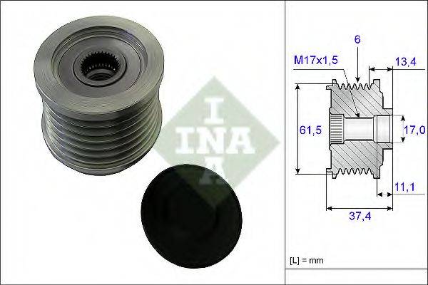 INA 535002310 Механизм свободного хода генератора