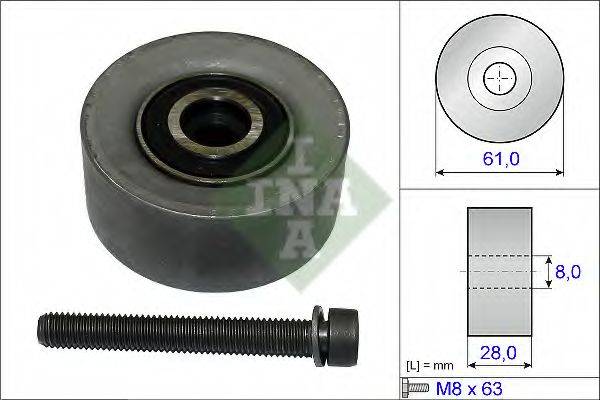 INA 532047210 Паразитный / Ведущий ролик, зубчатый ремень