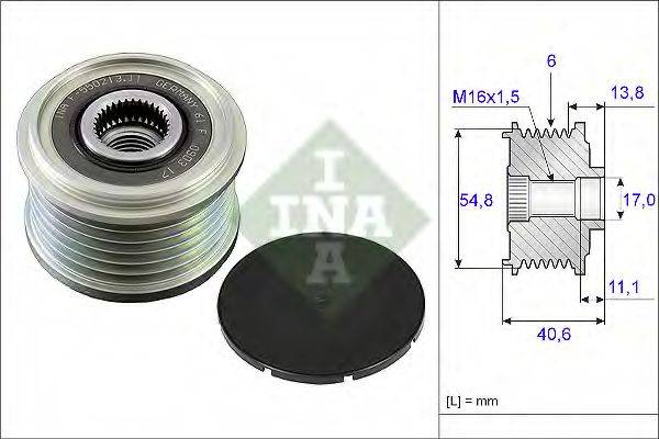 INA 535010210 Механизм свободного хода генератора