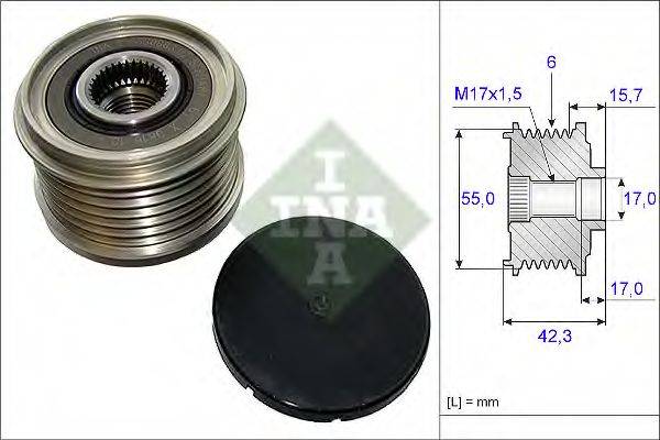 INA 535015410 Механизм свободного хода генератора