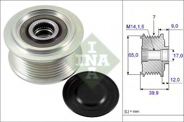 INA 535022910 Механизм свободного хода генератора