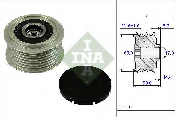 INA 535024510 Механизм свободного хода генератора