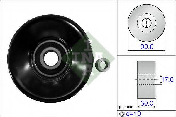 INA 532048710 Паразитный / ведущий ролик, поликлиновой ремень