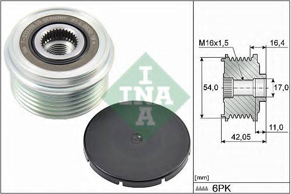 INA 535028510 Механизм свободного хода генератора