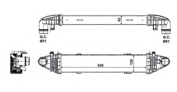 NRF 30506 Интеркулер