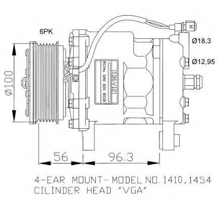 NRF 32065G Компрессор, кондиционер