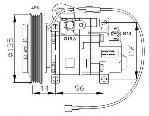 NRF 32095G Компрессор, кондиционер