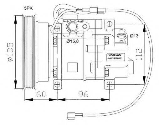 NRF 32096G Компрессор, кондиционер