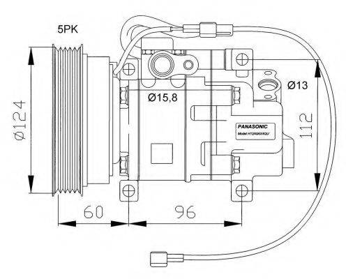 NRF 32099G Компрессор, кондиционер