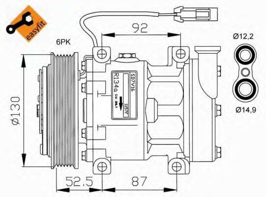 NRF 32113G Компрессор, кондиционер