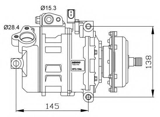 NRF 32148G Компрессор, кондиционер