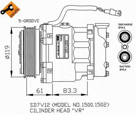 NRF 32219G Компрессор, кондиционер