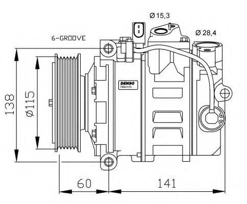 NRF 32262G Компрессор, кондиционер