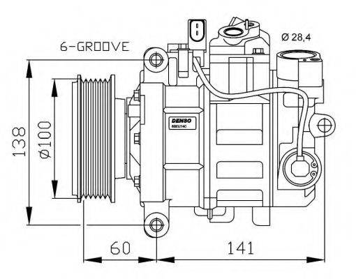 NRF 32263G Компрессор, кондиционер