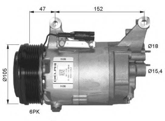 NRF 32409G Компрессор, кондиционер