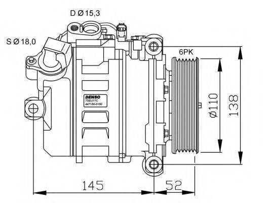 NRF 32435G Компрессор, кондиционер