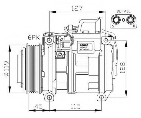 NRF 32453G Компрессор, кондиционер