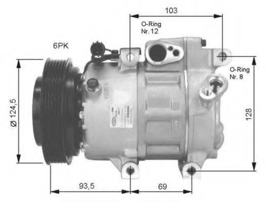 NRF 32467G Компрессор, кондиционер