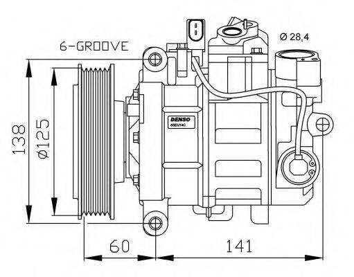 NRF 32512G Компрессор, кондиционер