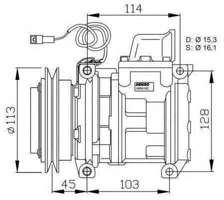 NRF 32566G Компрессор, кондиционер