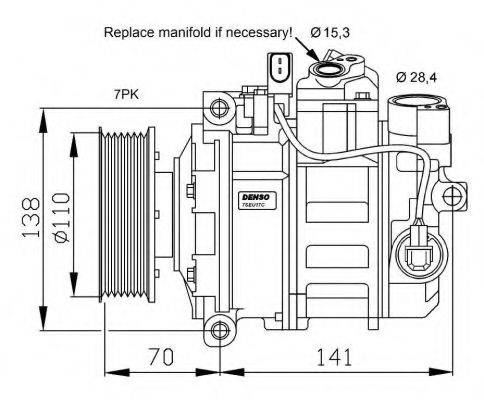 NRF 32613G Компрессор, кондиционер