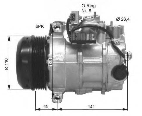 NRF 32676G Компрессор, кондиционер