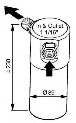 NRF 33042 Осушитель, кондиционер