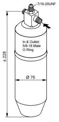 NRF 33140 Осушитель, кондиционер