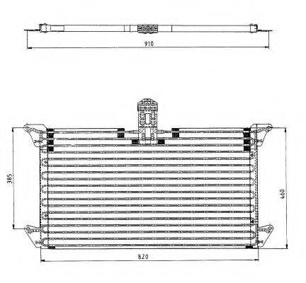 NRF 35061 Конденсатор, кондиционер