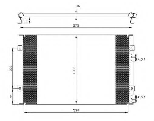 NRF 35384 Конденсатор, кондиционер