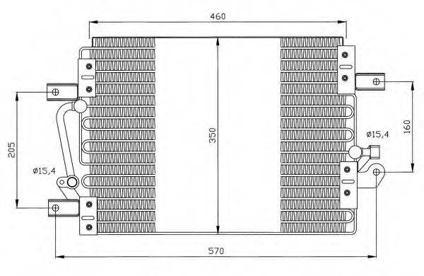 NRF 35506 Конденсатор, кондиционер