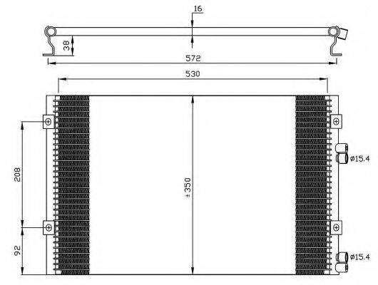NRF 35608 Конденсатор, кондиционер