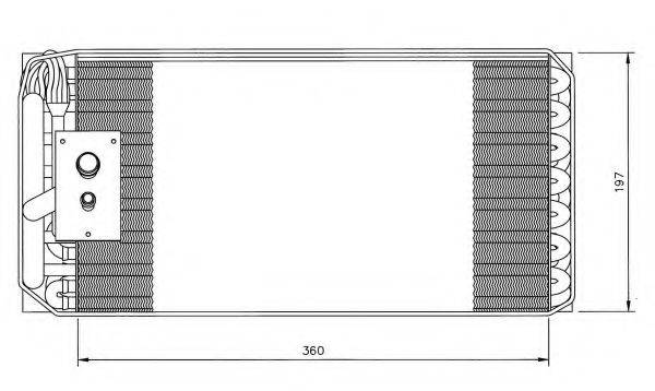 NRF 36083 Испаритель, кондиционер